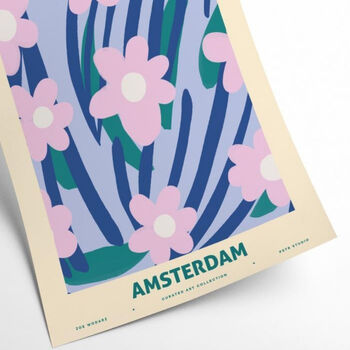 Fleurs Et Plantes Amsterdam Artwork Print 50xm X 70cm, 2 of 2