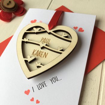 Personalised Valentine's Or Couples Love Token Card, 3 of 7