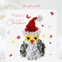Owl Five Pack Owl And Butterfly Christmas Cards, thumbnail 1 of 11