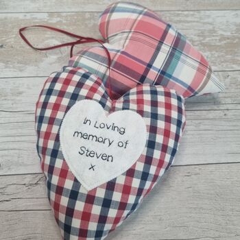 Memory Heart Keepsake From A Loved Ones Clothing, 2 of 7