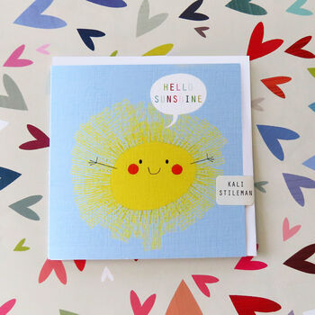 Hello Sunshine Greetings Card, 3 of 4
