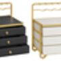 Three Tier Jewellery Organiser Storage Box, thumbnail 7 of 7