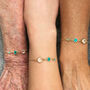 Three Generations Birthstone Sliding Bracelet, thumbnail 1 of 10