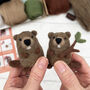 Needle Felting Kit Beavers, thumbnail 3 of 11