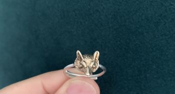 Victorian Head Fox Ring, 8 of 9