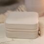 Portable Travel Jewellery Box With Mirror Detail, thumbnail 8 of 9