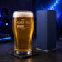 Personalised Gamer Fuel Pint Glass, thumbnail 1 of 6