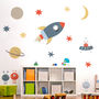Space Wall Sticker Set, thumbnail 1 of 1