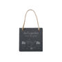 Square Slate Hanger 'Dad's Garden, Where Love Grows' | Garden Hanger | Home Decor, thumbnail 2 of 2