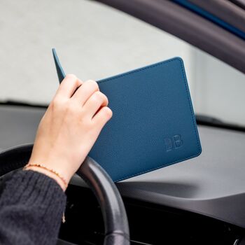 Eco Friendly Disabled Blue Badge Parking Permit Wallet Made From Recycled Bottles In Peacock, 3 of 7