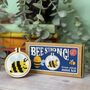 Bee Strong! Mini Cross Stitch Kit, thumbnail 2 of 2