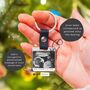 Personalised Metal Baby Ultrasound And Message Keyring, thumbnail 3 of 4