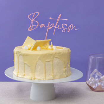 Christening Or Baptism Cake Topper, 7 of 8