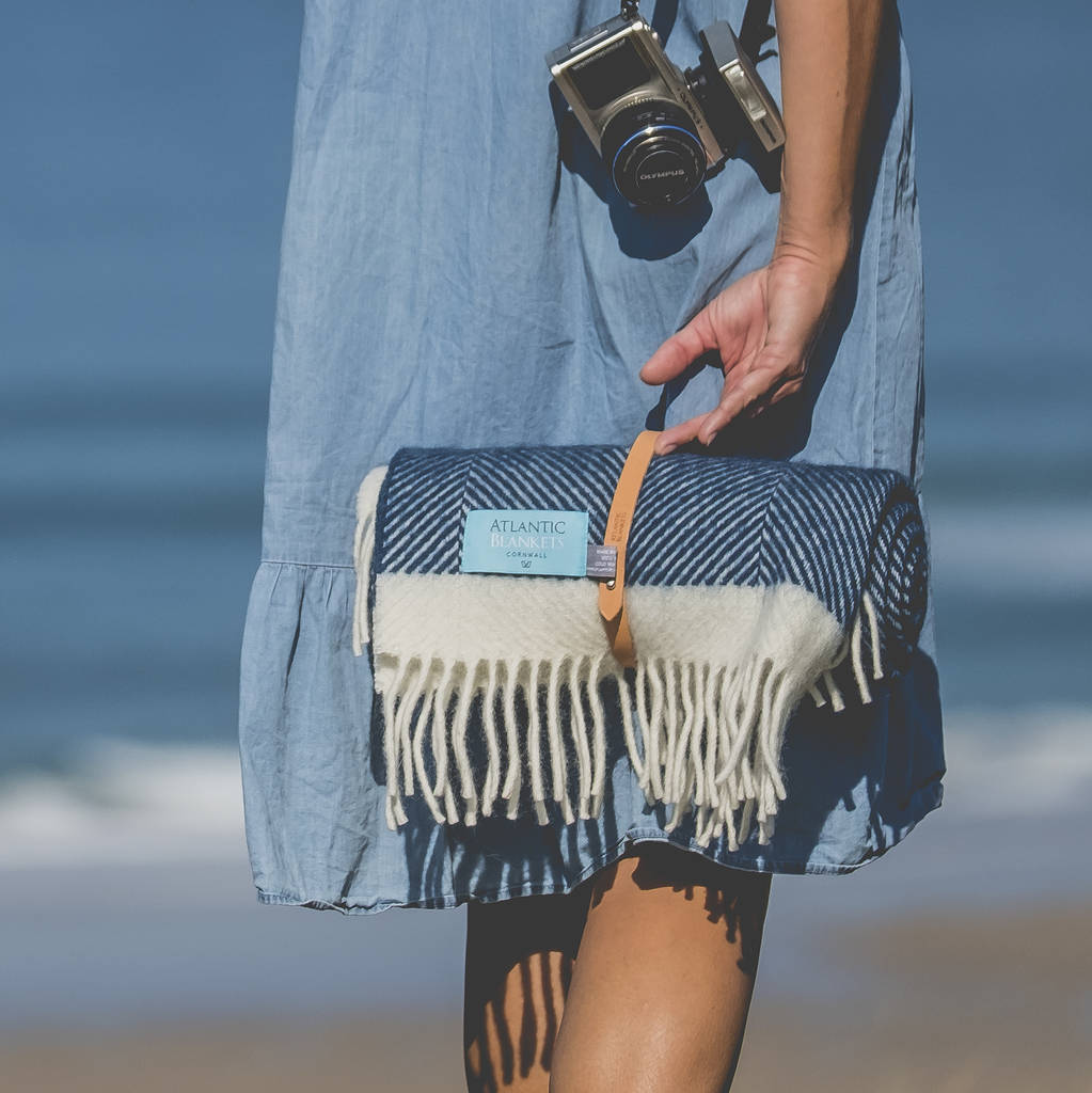 British Wool Travel Blanket By Atlantic Blankets