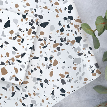 Terrazzo Gift Wrap Wrapping Paper By The Portland Co ...