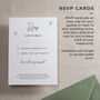 Scattered Hearts Wedding Invitation Suite, thumbnail 5 of 7