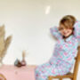 Children's Cotton Pyjama Set Flutterby Butterfly, thumbnail 2 of 6