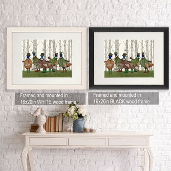 Pheasant Shooping Party Group No3 Art Print, 2 of 7