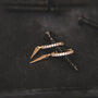 Axel Spike Drop Huggie Hoop Earrings | 14 K Gold Plated, thumbnail 1 of 6