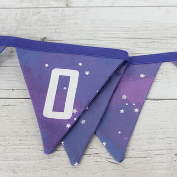 Personalised Bunting Space Galaxy Celestial Star, 3 of 6
