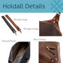 Personalised Nu Hide Holdall With Strap Embroidery, thumbnail 7 of 11