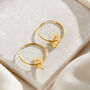 Large Geometric Hoop Earrings, thumbnail 2 of 5