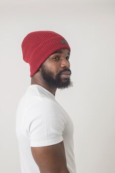 Satin Lined Slouch Beanie, 5 of 6