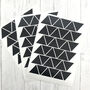 Hand Drawn Triangle Wall Stickers, thumbnail 8 of 9