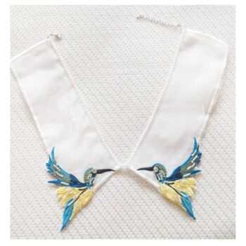 The Beaded 'Birdy Birdy' Embroidery Collar, 2 of 5