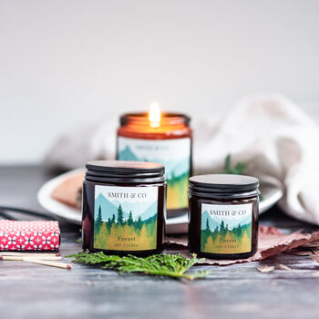 “Forest” Pine And Cedar Scented Soy Wax Candle, 2 of 5