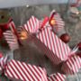 Four Small Candy Cane Stripe Cracker Shaped Boxes, thumbnail 5 of 5