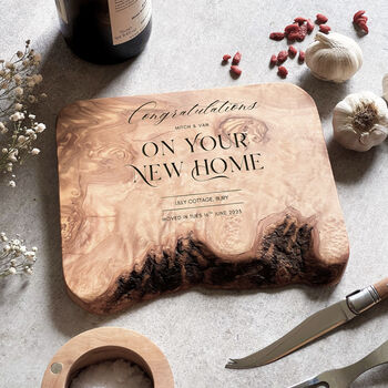 Personalised Engraved Natural Cheese Board, 3 of 7