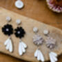 'Hannah' Seaweed Inspired Sustainable Earrings, thumbnail 3 of 12
