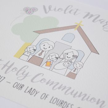 Personalised First Holy Communion Picture, 4 of 4