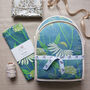 Blue Floral Tea Towel And Oven Gloves Set, thumbnail 1 of 9