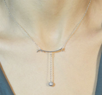 'Beautifully Simple' Handmade Pearl Drop Pendant, 7 of 9