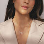 Leo Silver Zodiac Constellation Necklace, thumbnail 3 of 3