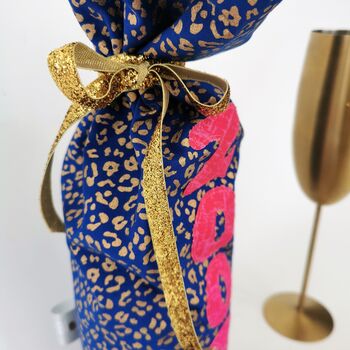 Bespoke Wine Bottle Gift Wrap Milestone Gift, 6 of 12