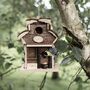 Wooden Garden Bird House Hanging Feeder Nesting Box, thumbnail 1 of 6