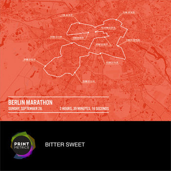 Personalised Berlin Marathon Poster, 4 of 12