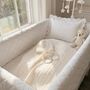 Personalised 100% Cashmere Cable Knit Baby Blanket Gift, thumbnail 4 of 5