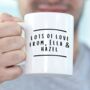 Happy Father's Day From Me And Your Grand Cat Gift Mug, thumbnail 4 of 4