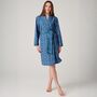 Women's 'Marrakesh Paisley' Cotton Mid Length Robe, thumbnail 2 of 5