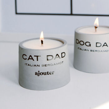 Dog Dad / Cat Dad Handmade Vegan Soy Candle, 2 of 5