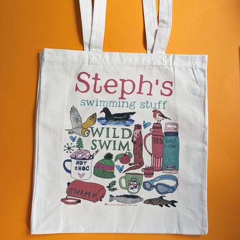 Personalised Cold Water Swimming Bag, 12 of 12