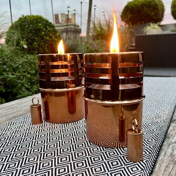 Copper Garden Oil Lantern, 2 of 7