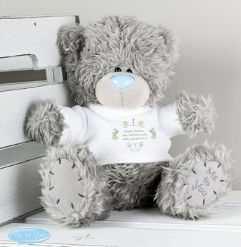 Personalised Me To You Christening Bear, 5 of 5