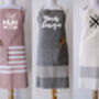 Personalised Soft Cotton Apron And Tea Towel, thumbnail 5 of 11