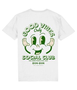 Good Vibes Only, Unisex Graphic T Shirt, 11 of 11