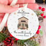 Personalised Christmas Ornament With Family Name And Address, thumbnail 1 of 7